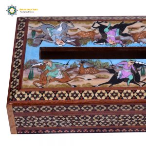 Persian Marquetry Khatam Kari Tissue Box, Christmas Offer 12