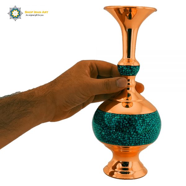 Persian Turquoise Flower Vase, Christmas Gift 6