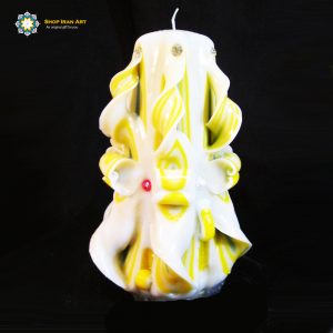 Hand Carved Candle, Proposal Design (20 cm height) 17
