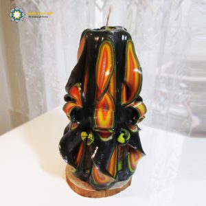 Hand Carved Candle, Rise Design (22 cm height) 16
