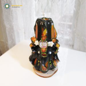 Hand Carved Candle, Rise Design (22 cm height) 18