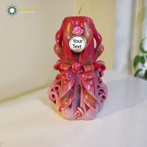Hand Carved Candle, Royal Design (20 cm height) 21