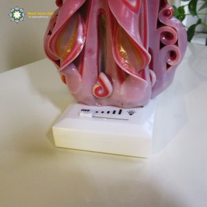 Hand Carved Candle, Royal Design (20 cm height) 22