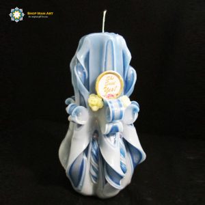 Hand Carved Candle, Aspiration Design (20 cm height) 14