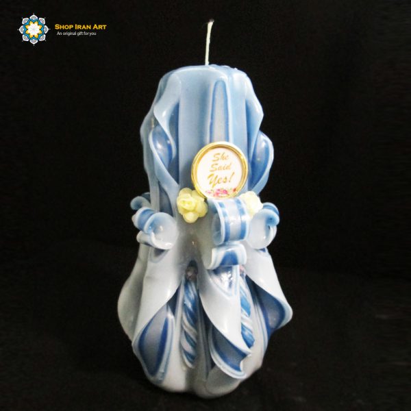 Hand Carved Candle, Aspiration Design (20 cm height) 7