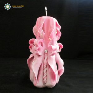 Hand Carved Candle, Passionate Design (20 cm height) 16