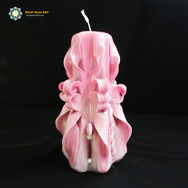 Hand Carved Candle, Nowruz Design (20 cm height) 7
