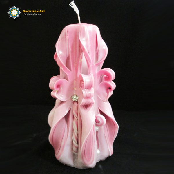 Hand Carved Candle, Passionate Design (20 cm height) 5