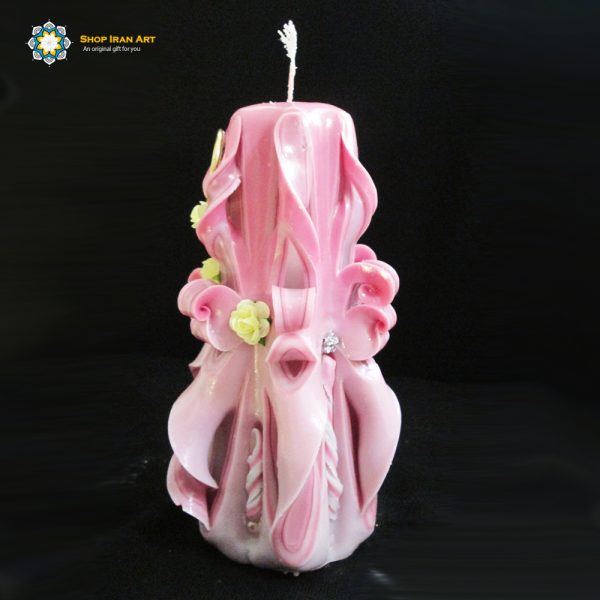 Hand Carved Candle, Passionate Design (20 cm height) 9