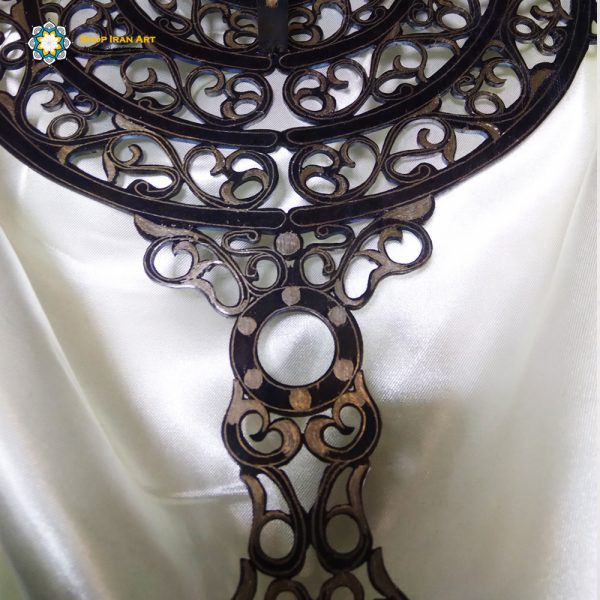Jewish Hanukkah candle holder (Handmade/Silver covered) 8