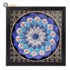 Mina-kari Persian Enamel Plate, Angel Design 1