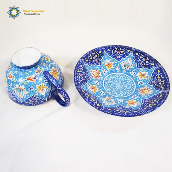Minakari Persian Enamel Cup, Sky Garden Design 7