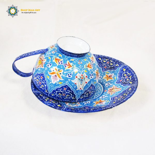 Minakari Persian Enamel Cup, Sky Garden Design 12