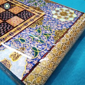 Persian Marquetry Khatam Kari Chess & Backgammon Board, Sky Design 17