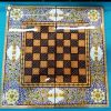 Persian Marquetry Khatam Kari Chess & Backgammon Board, Sky Design 2