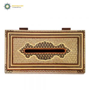 Persian Marquetry Khatam Kari Tissue Box, Lux Design 10