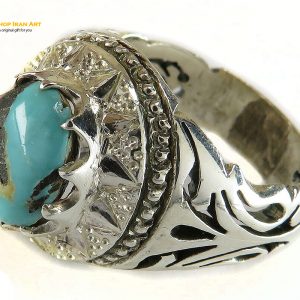 Silver Turquoise Ring, Oscar Design 11