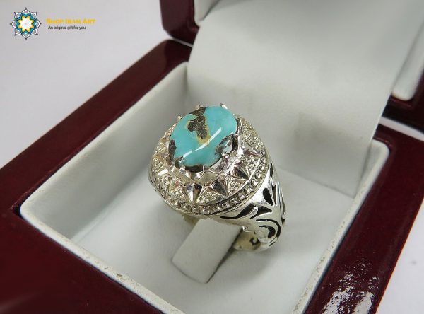 Silver Turquoise Ring, Oscar Design 3