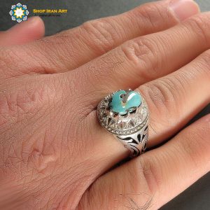 Silver Turquoise Ring, Oscar Design 15