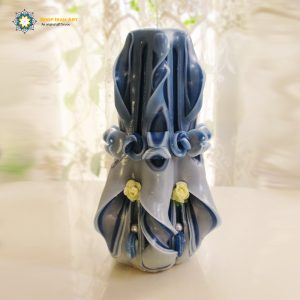 Hand Carved Candle, Bride & Groom (20 cm height/ Second Design) 23