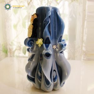 Hand Carved Candle, Bride & Groom (20 cm height/ Second Design) 21