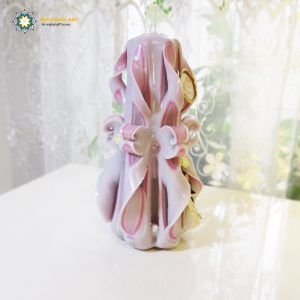 Hand Carved Candle, Bride & Groom (20 cm height/ 4th Design) 16