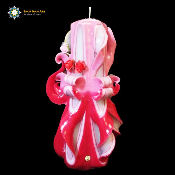 Hand Carved Candle, Passionate LOVE Design (20 cm height) 5