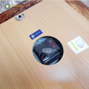 Handmade Wall Clock, Minakari & Khatam-kari, Polo Design