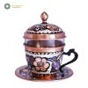 Minakari Persian Enamel Cup, Flowers Design (Second Design) 1