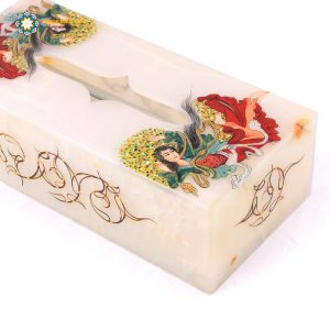 Persian Marble Tissue Box, Women Design 6