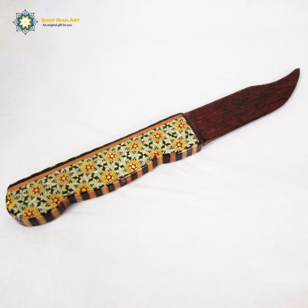 Persian Marquetry Letter Opener Knife 3