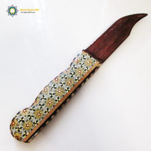 Persian Marquetry Letter Opener Knife 9