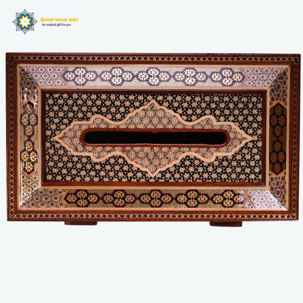 Persian Marquetry Spoon & Fork Box, Tissue Box and Trash Bin, (Tokyo 2020 offer) 10