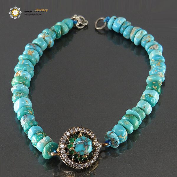 Persian Turquoise Bracelet, Mercury Design 6