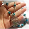 Persian Turquoise Necklace, Bird Design