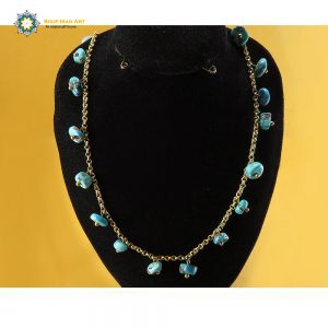 Persian Turquoise Necklace, Sparkle Design 10