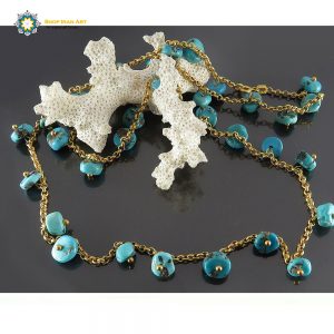 Persian Turquoise Necklace, Sparkle Design 11