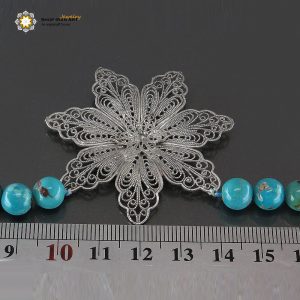 Persian Turquoise Necklace, The Sun Design 8