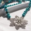 Persian Turquoise Necklace, The Sun Design 1