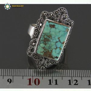 Silver Turquoise Ring, Mademoiselle Design 11