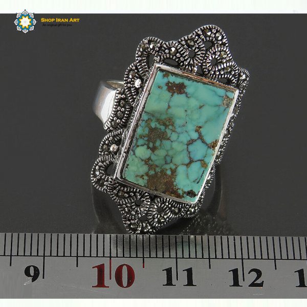 Silver Turquoise Ring, Mademoiselle Design 5