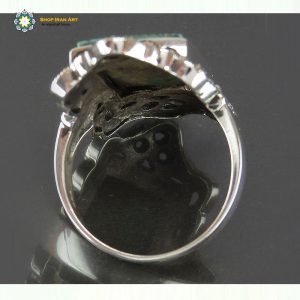 Silver Turquoise Ring, Mademoiselle Design 12