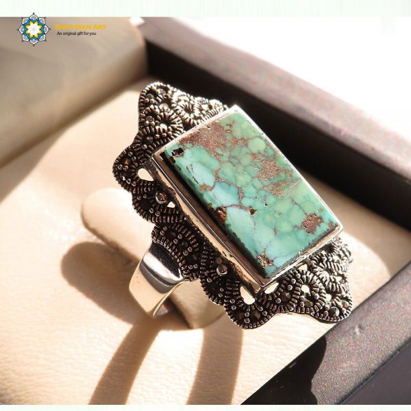 Silver Turquoise Ring, Mademoiselle Design 3