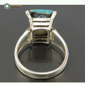 Silver Turquoise Ring, Simple Show Design 12