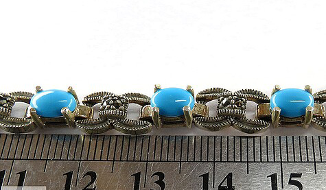 Persian Turquoise Bracelet, Saga Design 3