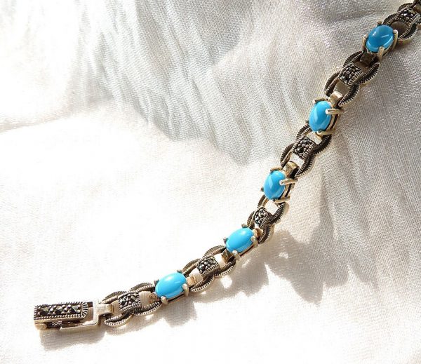 Persian Turquoise Bracelet, Saga Design 2