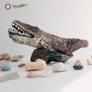 Driftwood Statue, The Kind Crocodile