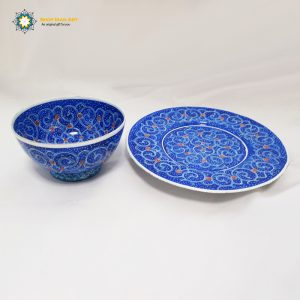 Minakari (Persian Enamel) Classy Bowl and Plate, Eden New Design