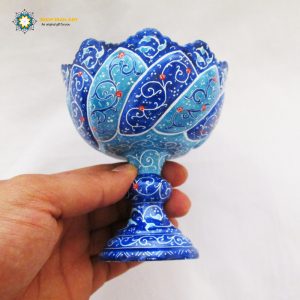 Minakari Persian Enamel Dish, Blue Sky Design