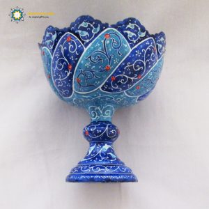 Minakari Persian Enamel Dish, Blue Sky Design